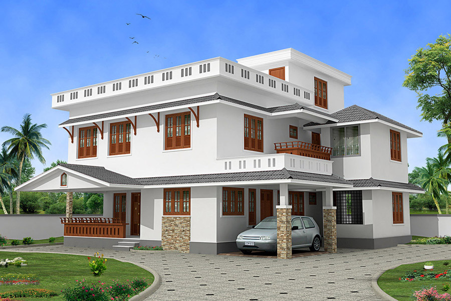 newly constructed house
