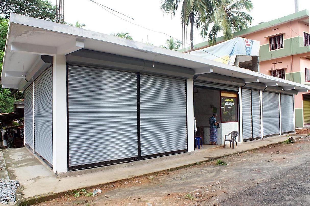 6.5 cent plot with newly constructed building in thalayad
