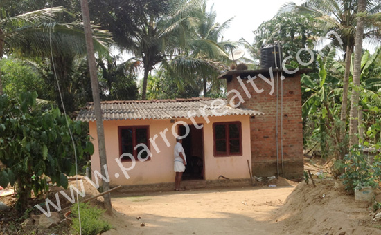 45cent land with a small house for sale in cherukaattoor