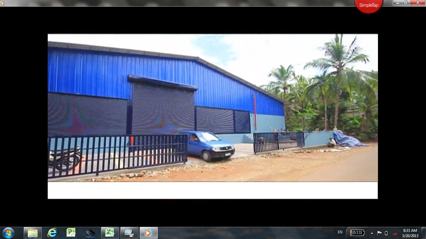 godown with aluminium roofing rent or sale calicut pantheerankavu