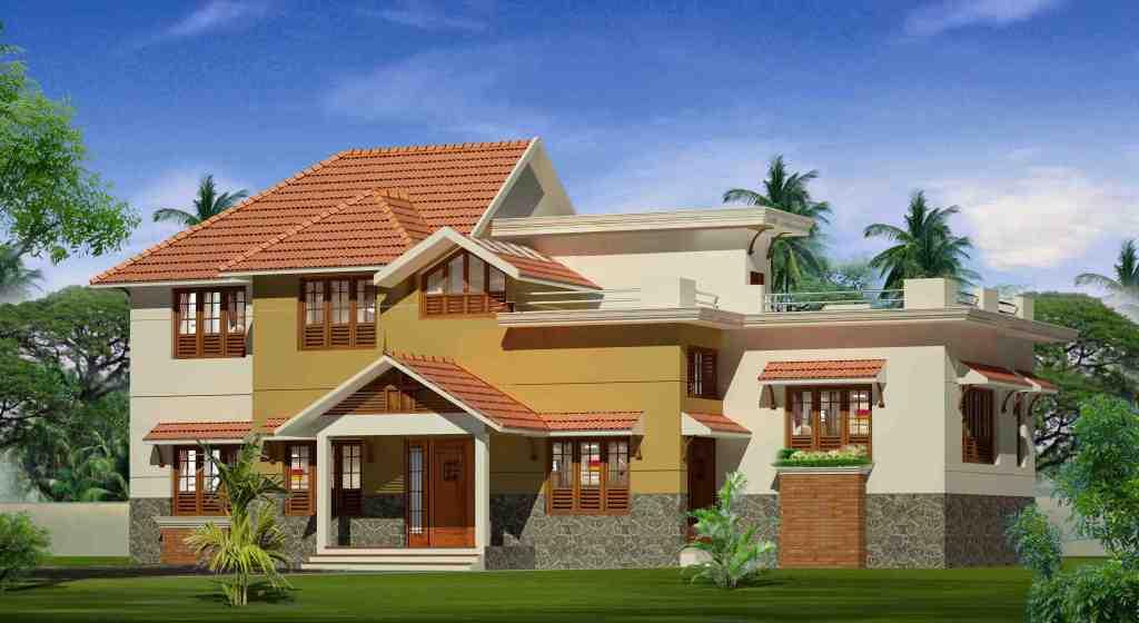 resort style villa at exotic location