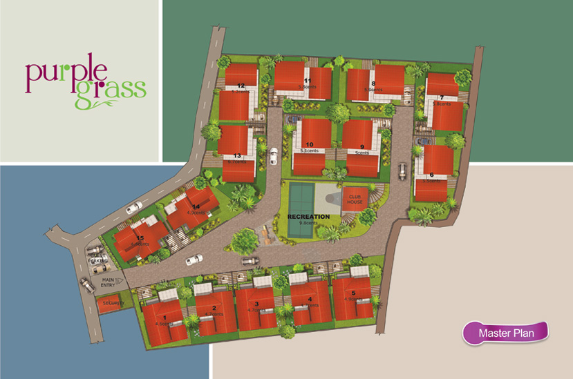 purple grass villas