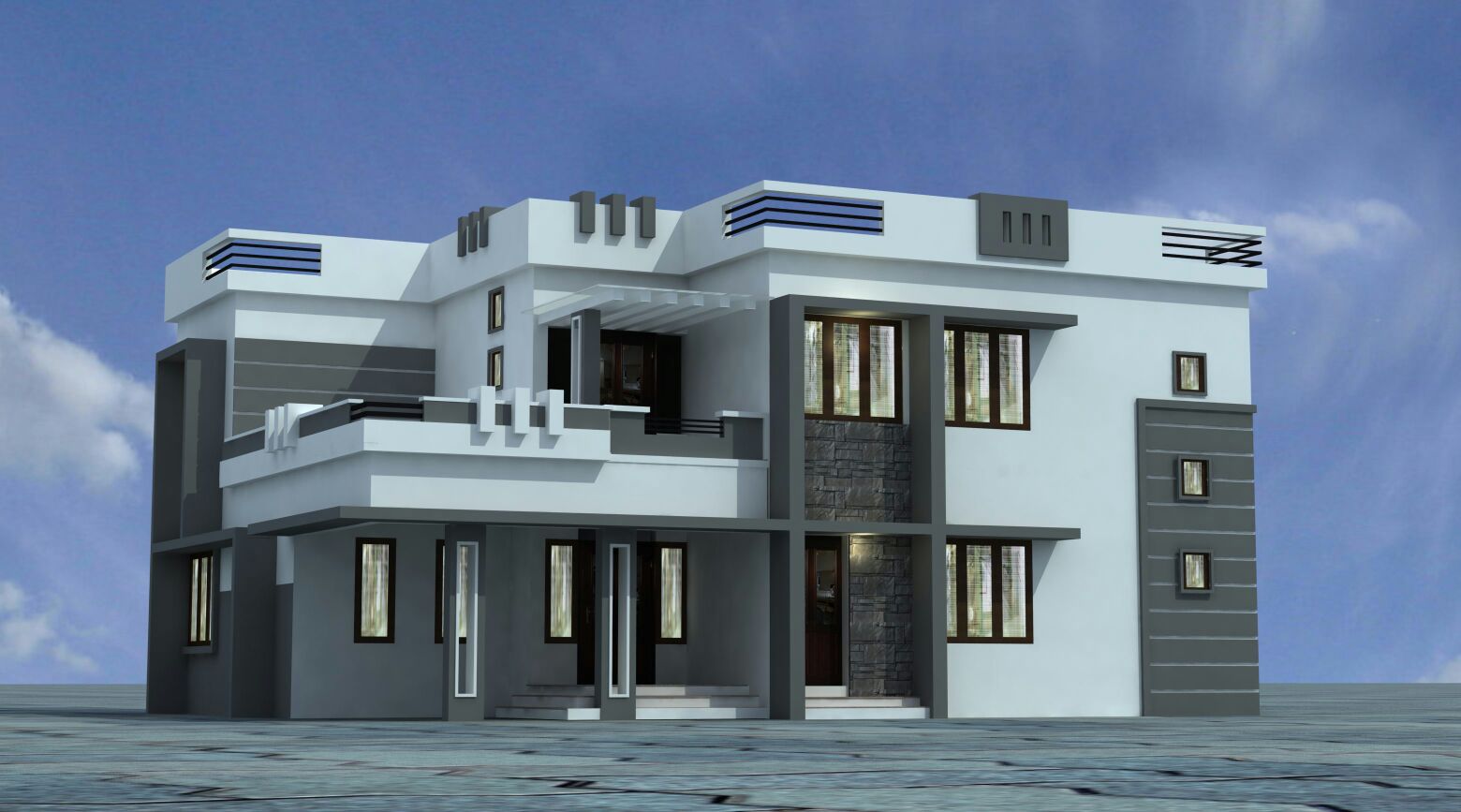 2400 sq ft house near bhavans school, kovoor -palazhi mla road
